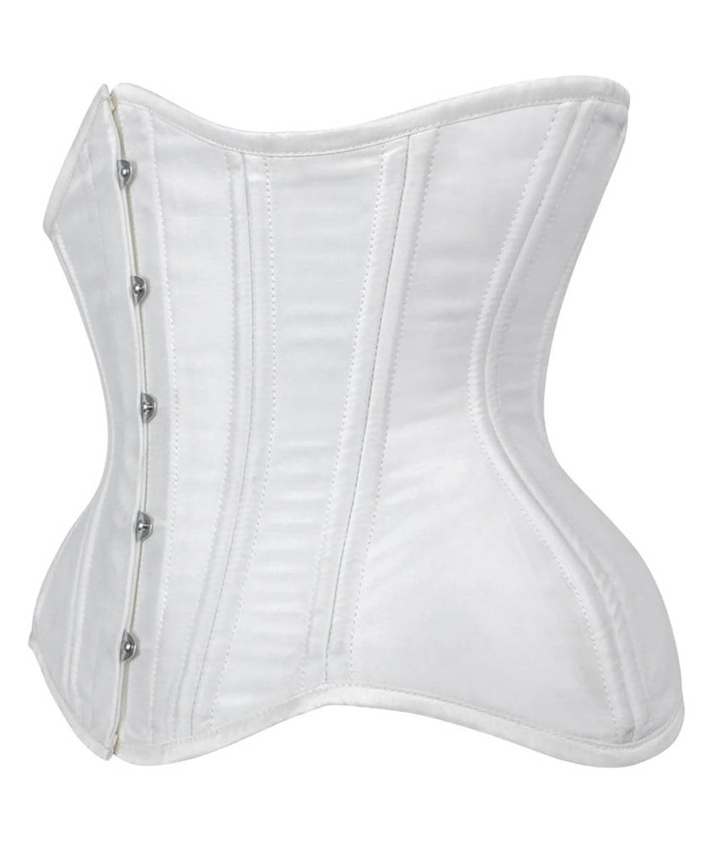Karsen Curvy White Waist Training Corset