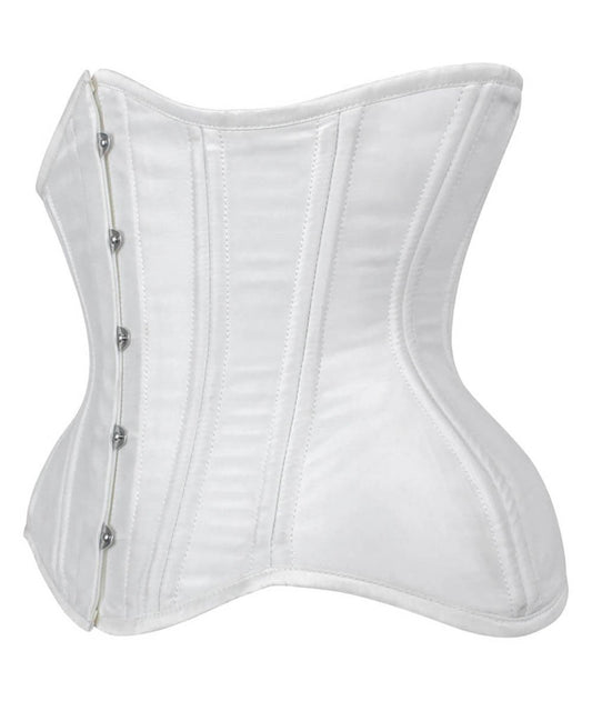 Karsen Curvy White Waist Training Corset