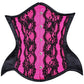 Hogan Curvy Magenta Lace Waist Training Corset