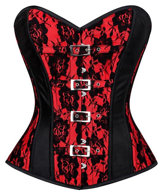 Dahna Overbust Corset with Buckled-up