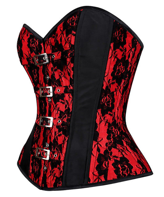 Dahna Overbust Corset with Buckled-up
