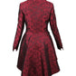 Adoree Brocade Mandarin Collar Coat