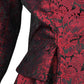 Adoree Brocade Mandarin Collar Coat