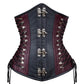 Akiko Steampunk Underbust Corset with Criss-Cross at Sides