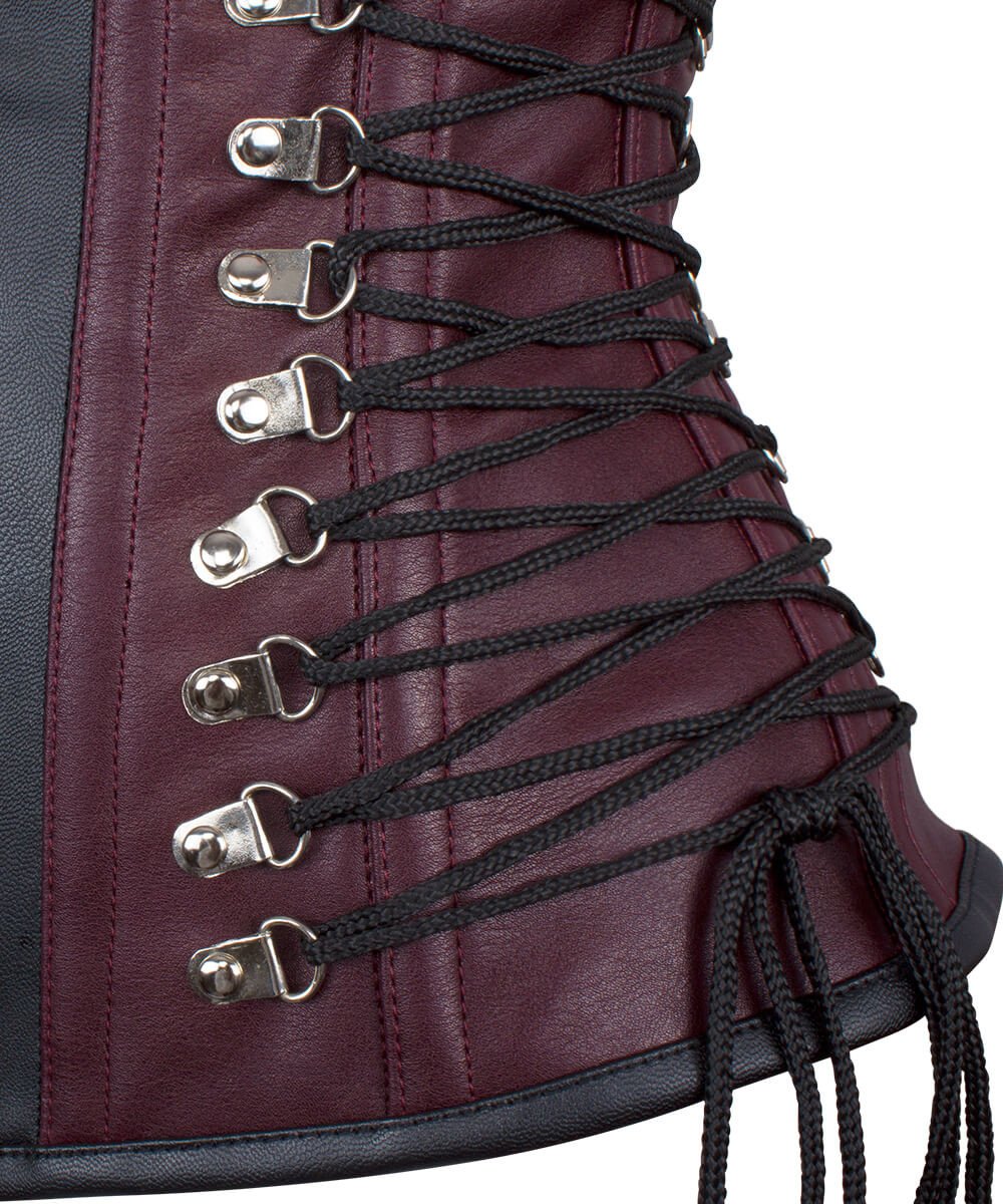 Akiko Steampunk Underbust Corset with Criss-Cross at Sides