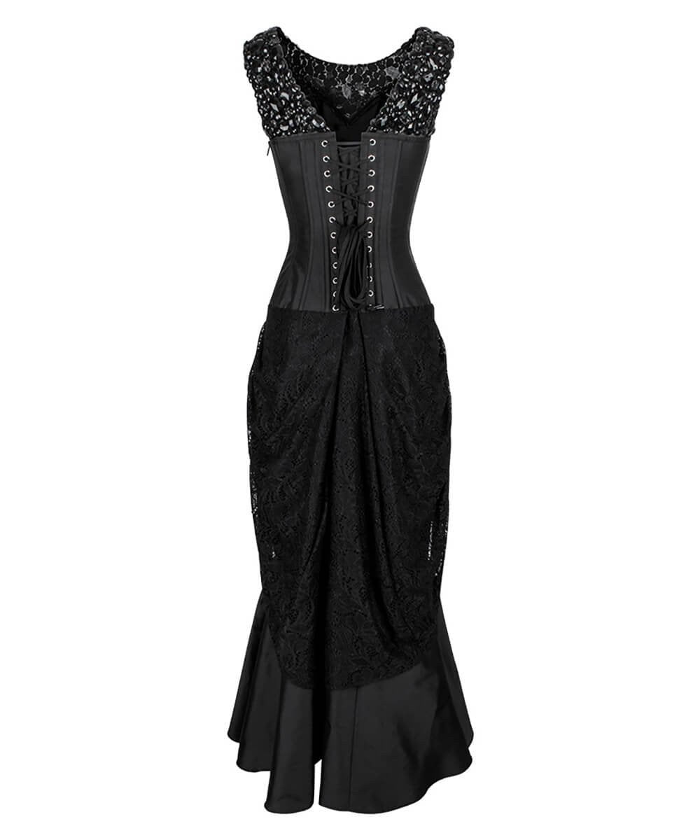 Reece Embroidered Couture Corset Dress