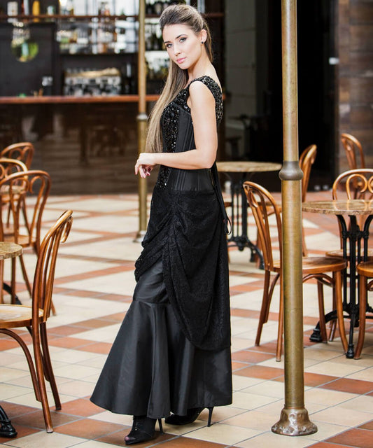 Reece Embroidered Couture Corset Dress