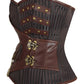 Nesha Steampunk Overbust Corset with Hanging Chain