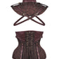 Lerola Steampunk Curvy Waist Training Corset with Bolero
