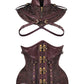 Lerola Steampunk Curvy Waist Training Corset with Bolero
