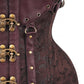 Lerola Steampunk Curvy Waist Training Corset with Bolero