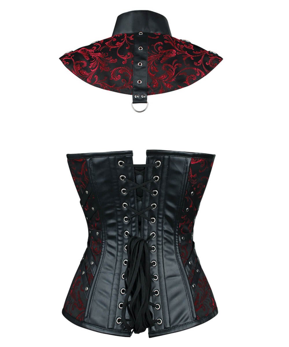 Roane Gothic Overbust Corset with Bolero