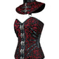 Roane Gothic Overbust Corset with Bolero