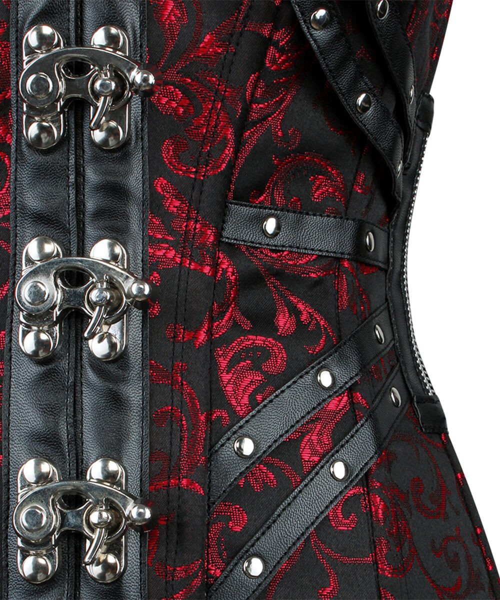 Roane Gothic Overbust Corset with Bolero