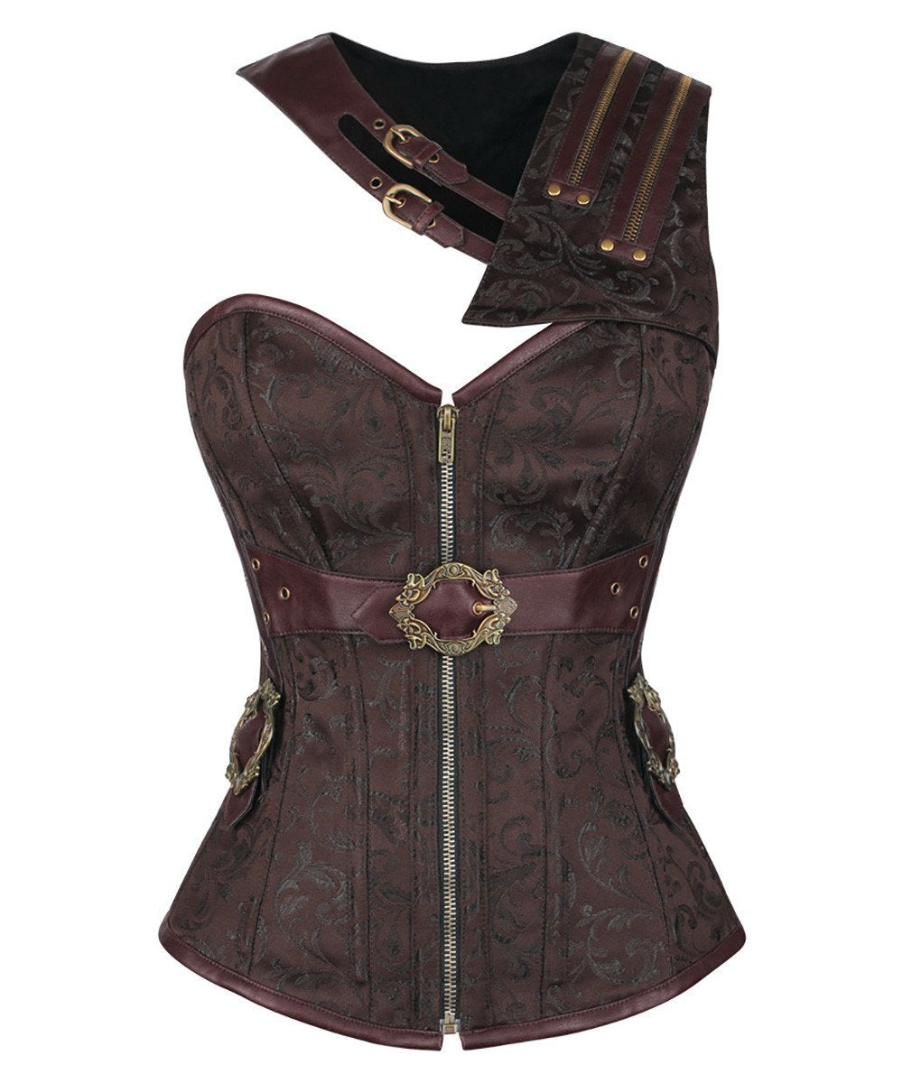 Marek Steampunk Overbust Corset with Bolero