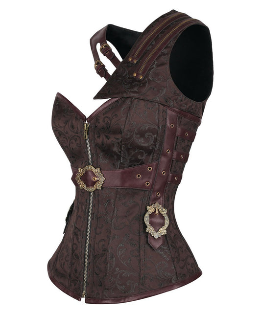 Marek Steampunk Overbust Corset with Bolero