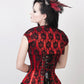 Celestino Red Overbust Corset with Bolero Jacket