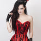 Celestino Red Overbust Corset with Bolero Jacket