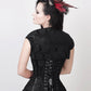Layton Black Overbust Corset with Bolero Jacket