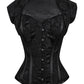 Layton Black Overbust Corset with Bolero Jacket