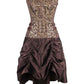 Ailill Steampunk Gold Corset Dress