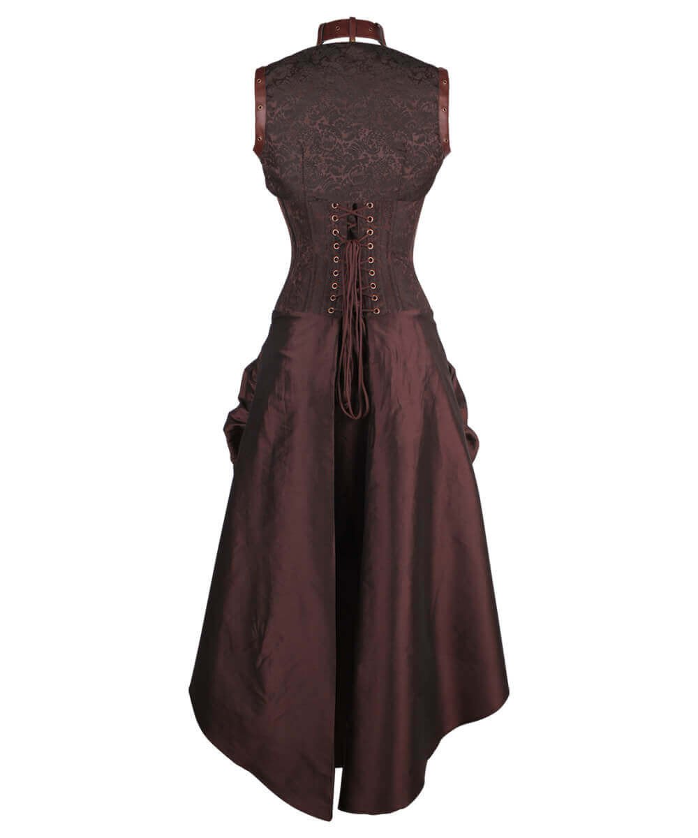 Ciril Overbust Steampunk Corset Dress