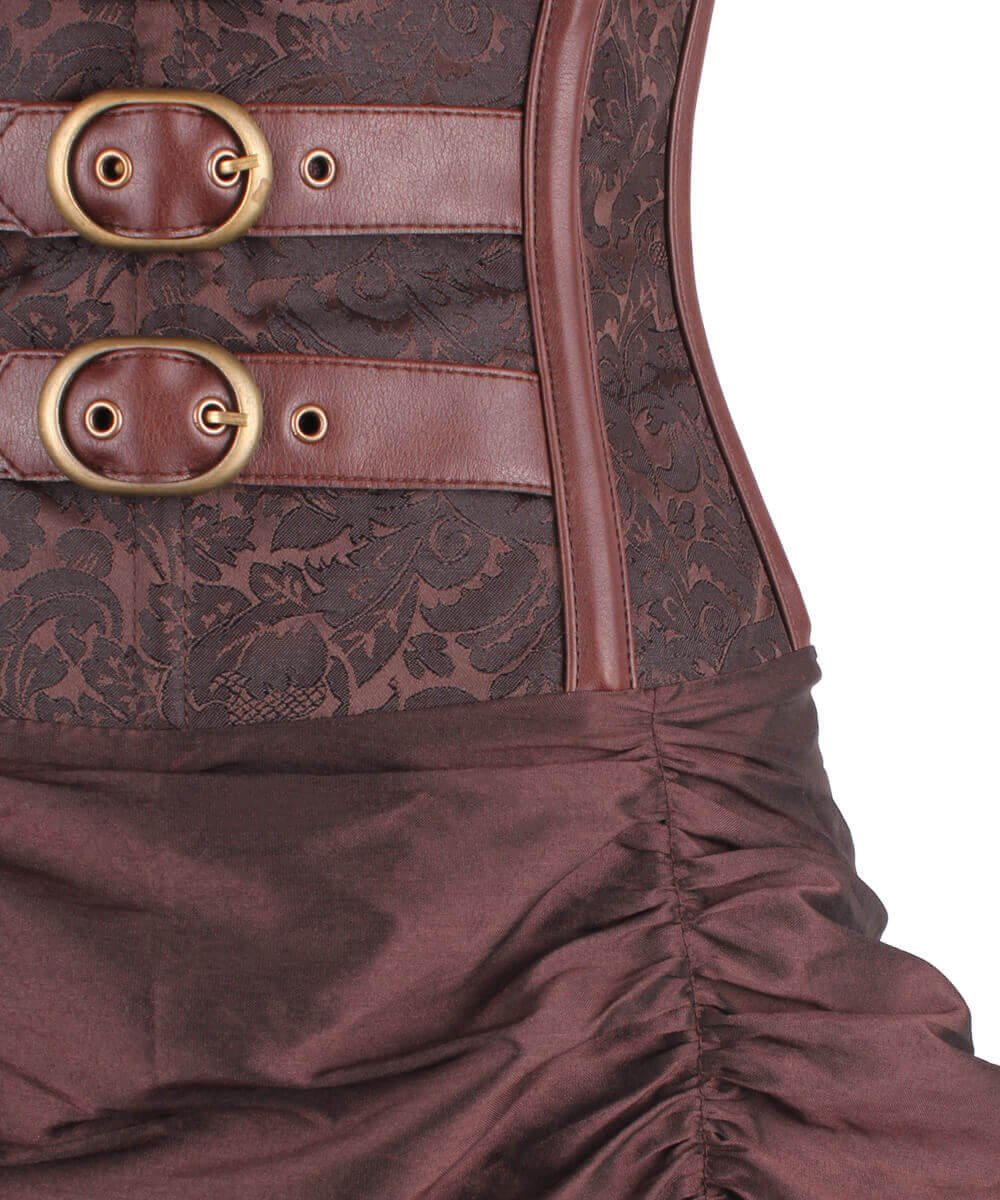 Ciril Overbust Steampunk Corset Dress