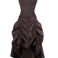 Barnardela Steampunk Brocade Corset Dresses