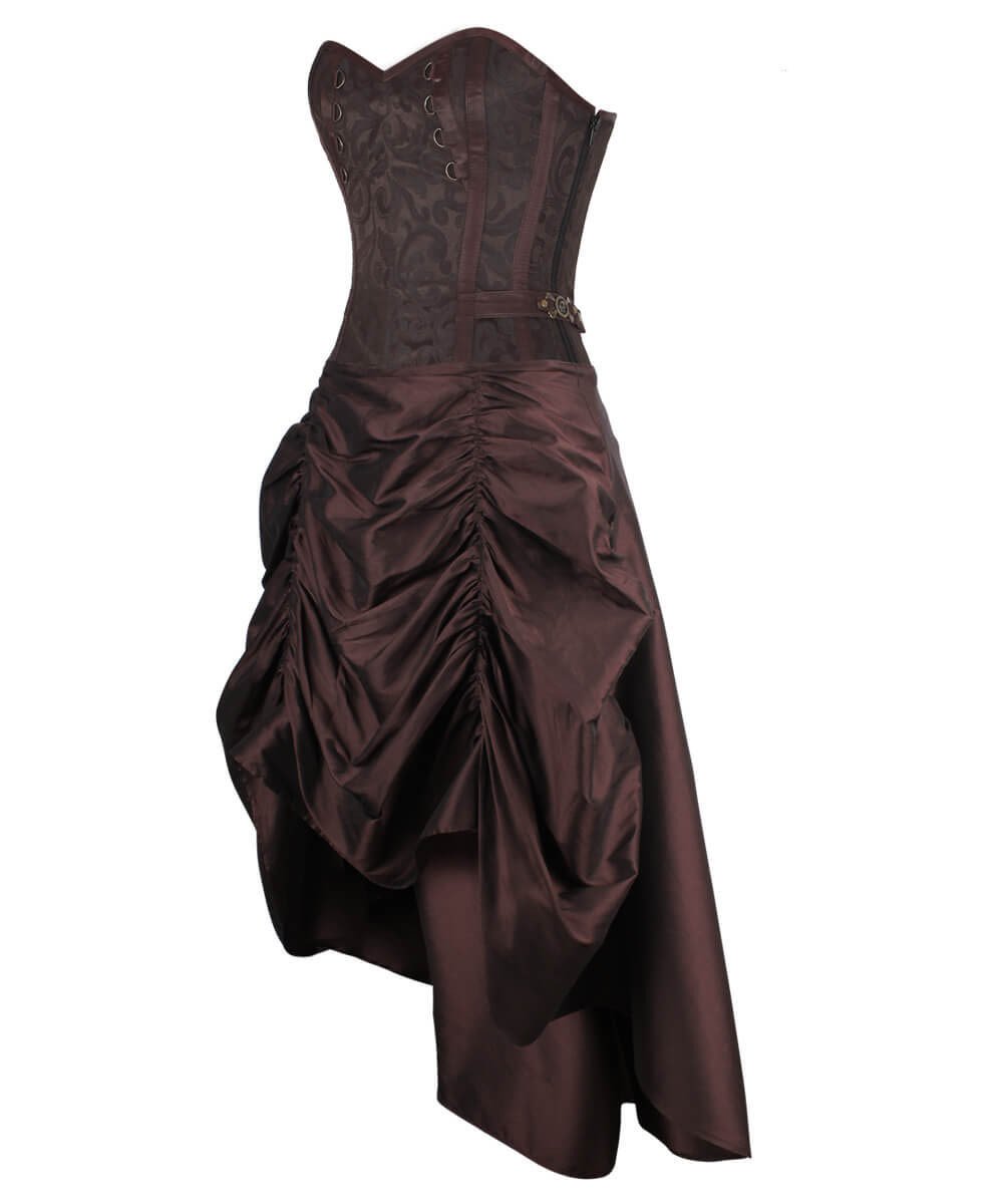 Barnardela Steampunk Brocade Corset Dresses