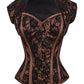 Celeste Brown Overbust Corset with Bolero Jacket