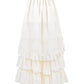 Agam Ivory Long Victorian Inspired Skirt