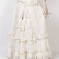Agam Ivory Long Victorian Inspired Skirt