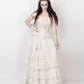 Agam Ivory Long Victorian Inspired Skirt
