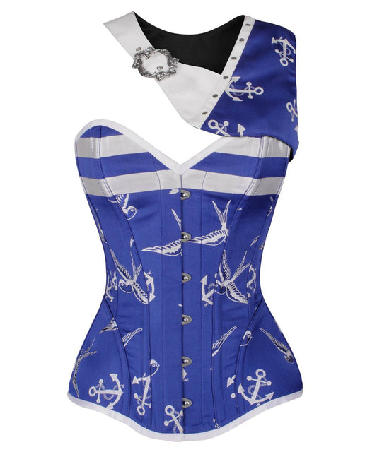 Florent Sailor Brocade Corset with Bolero