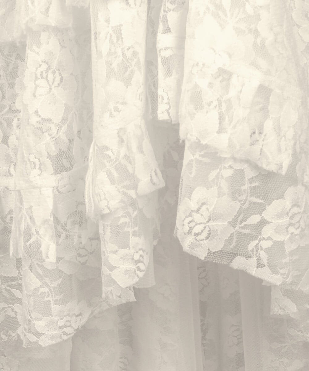 Ciera Ivory Burlesque Lace Skirt