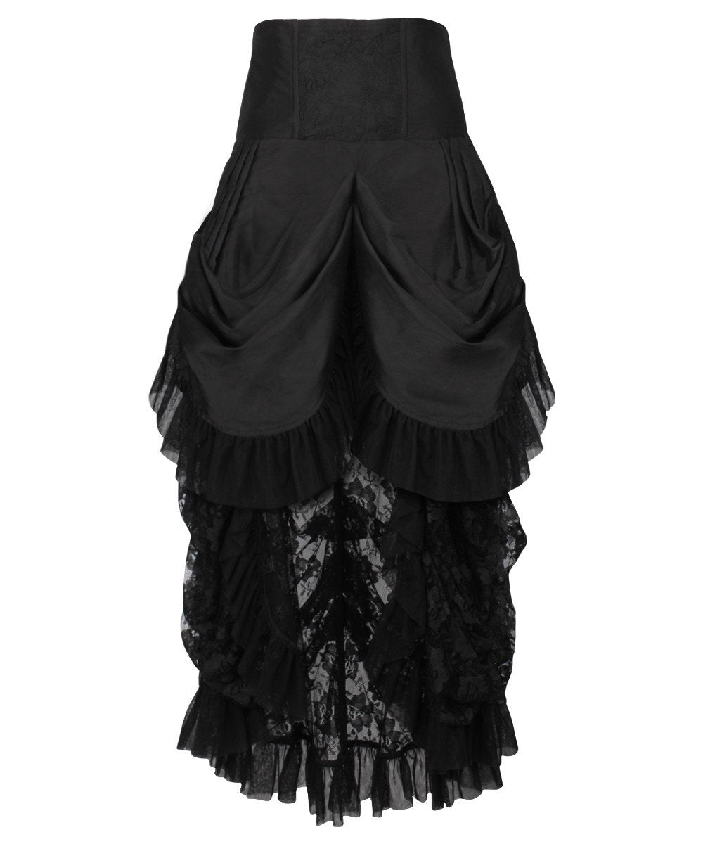 Elleen Black Victorian Skirt