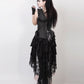 Leontiy Victorian Inspired Black Corset Dress