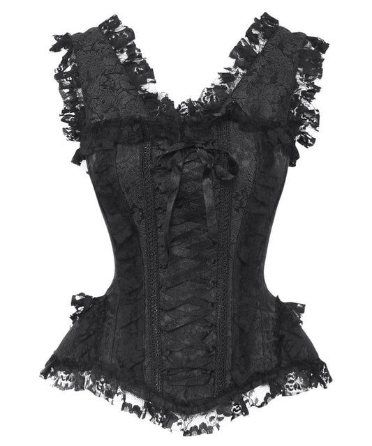 Akio Victorian Inspired Overbust Corset