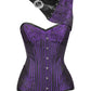 Flore Purple Brocade Gothic Corset with Bolero