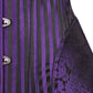 Flore Purple Brocade Gothic Corset with Bolero