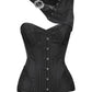 Lavonne Black Brocade Gothic Corset with Bolero