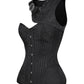 Lavonne Black Brocade Gothic Corset with Bolero
