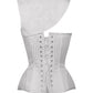 Aike Gothic White Brocade Corset with Bolero