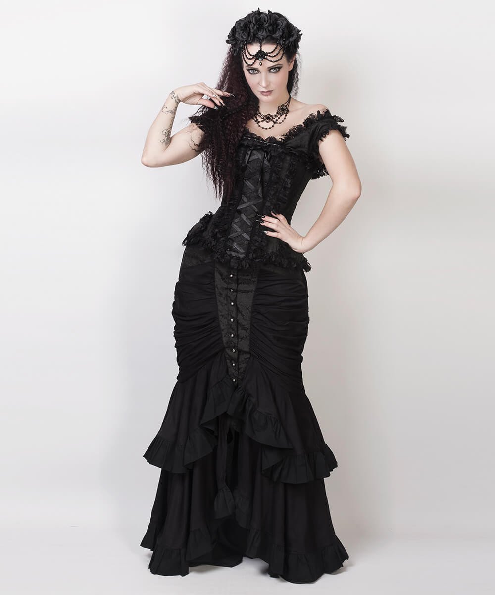 Laios Black Gothic Skirt