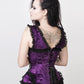 Ainoa Purple Victorian Inspired Corset