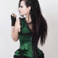 Ceren Green Victorian Inspired Corset