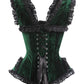 Ceren Green Victorian Inspired Corset