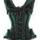 Ceren Green Victorian Inspired Corset