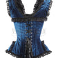 Fulton Turquoise Victorian Inspired Corset