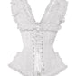 Aeson Victorian Inspired White Corset